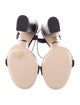 Gucci Double G Logo Leather Sandals