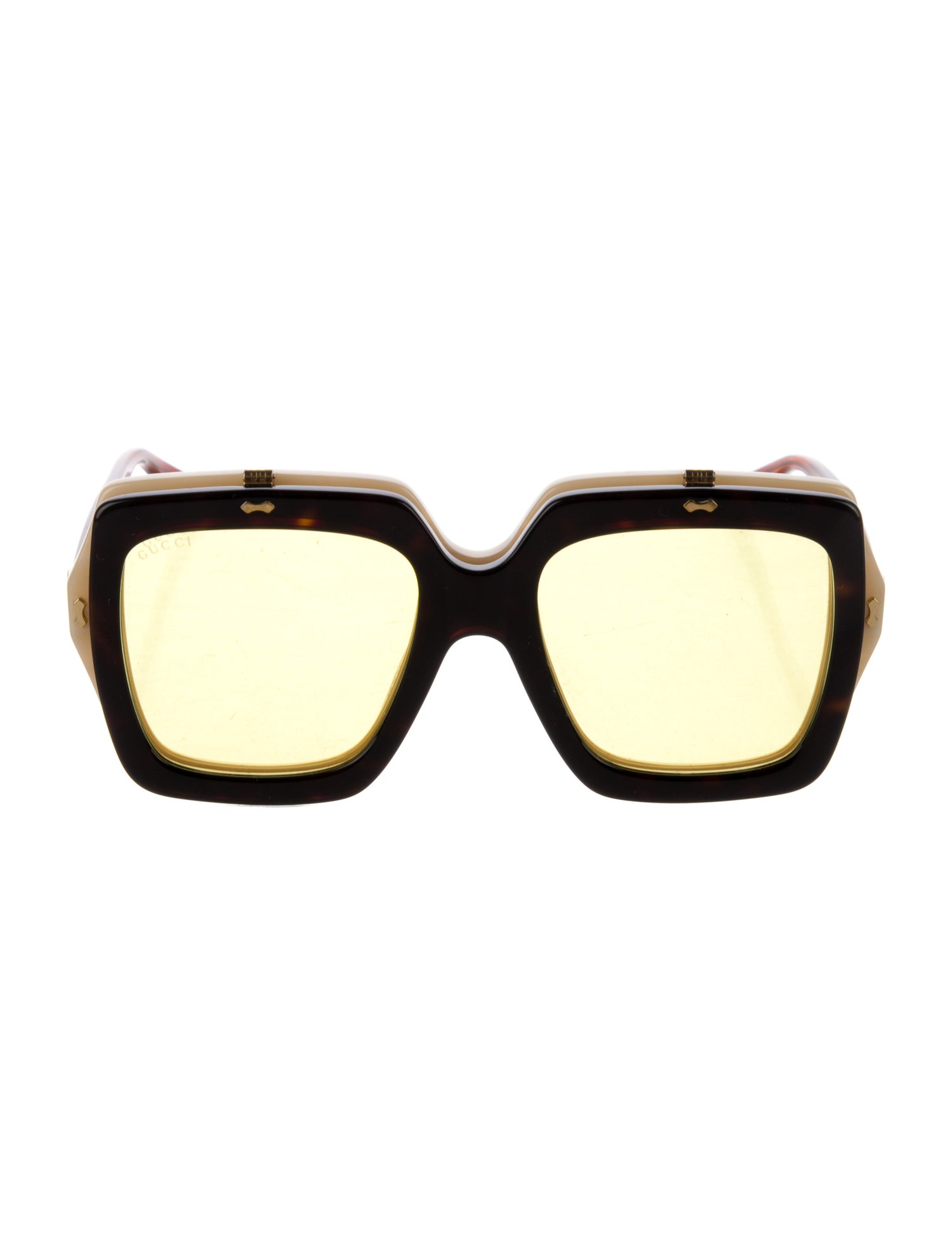 Gucci Square Tinted Sunglasses