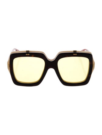 Gucci Square Tinted Sunglasses