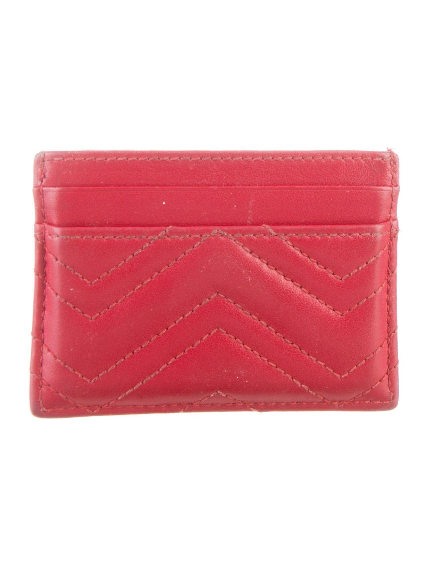 Gucci Gucci Matelasse GG Marmont Card Holder Double G Logo Card Holder