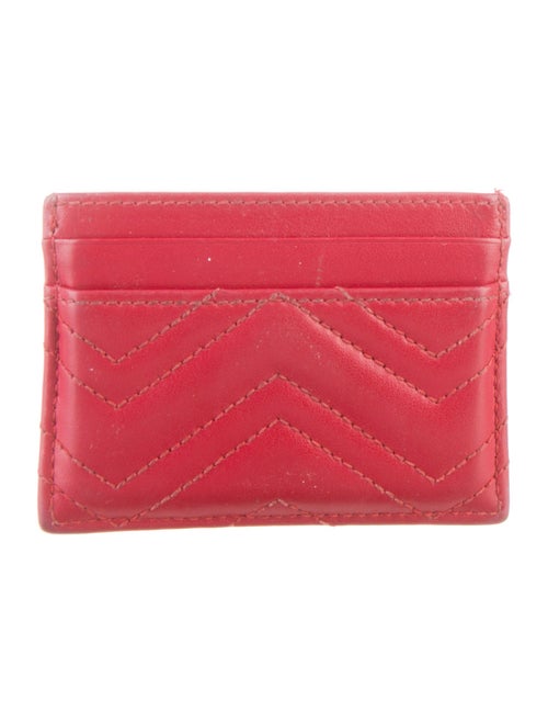 Gucci Gucci Matelasse GG Marmont Card Holder Double G Logo Card Holder
