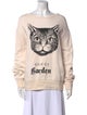 Gucci Graphic Print Scoop Neck Sweatshirt