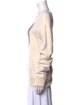 Gucci Graphic Print Scoop Neck Sweatshirt