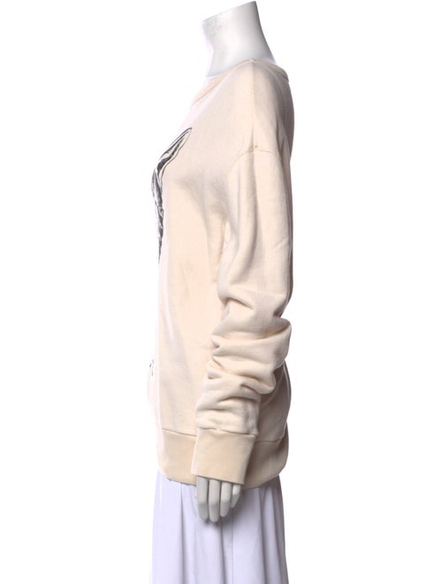 Gucci Graphic Print Scoop Neck Sweatshirt