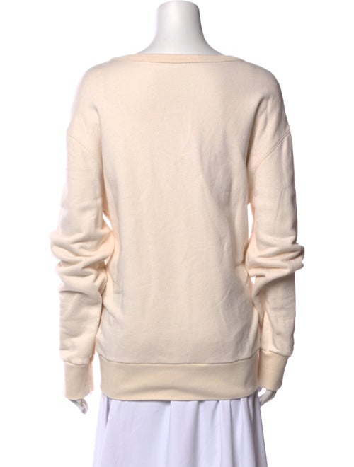 Gucci Graphic Print Scoop Neck Sweatshirt