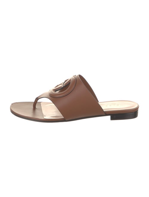 Gucci Leather Slides