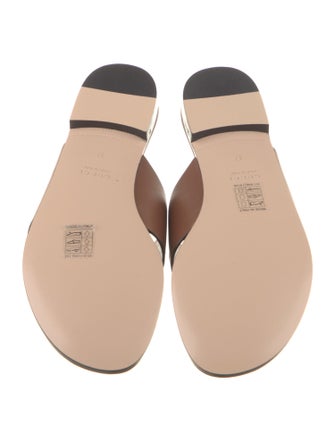 Gucci Leather Slides