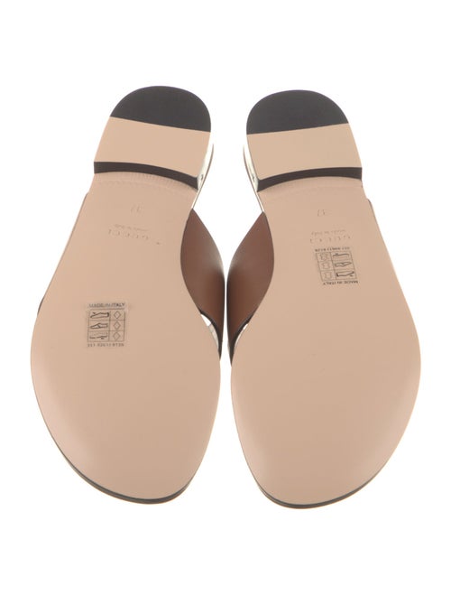 Gucci Leather Slides