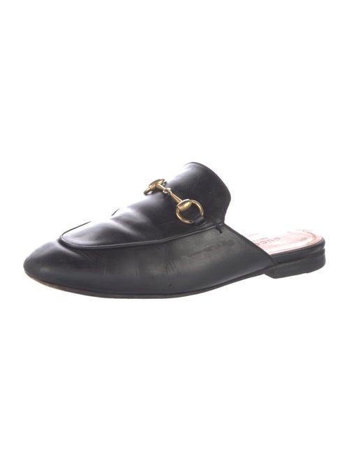 Gucci Horsebit Accent Leather Mules
