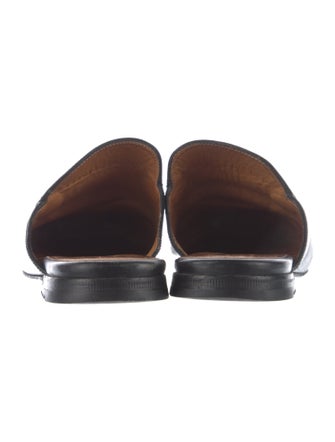 Gucci Horsebit Accent Leather Mules