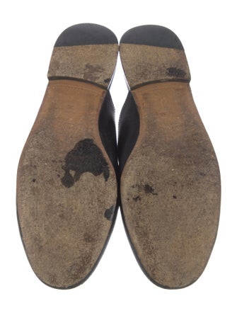 Gucci Horsebit Accent Leather Mules