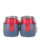 Gucci Web Accent Leather Sneakers