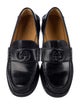 Gucci Interlocking G Logo Leather Loafers