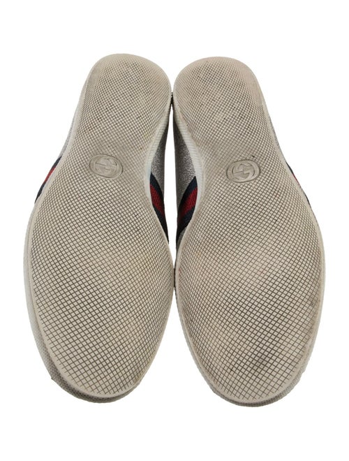Gucci Sylvie Web Accent Glitter Sneakers