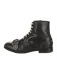 Gucci Leather Combat Boots