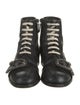 Gucci Leather Combat Boots