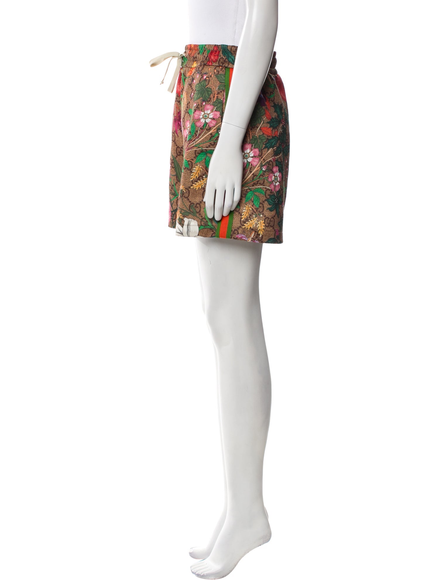 Gucci Floral Print Mini Shorts