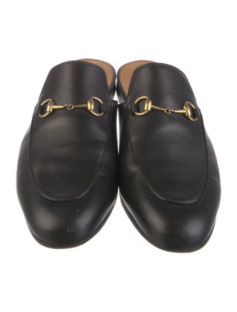 Gucci 1955 Horsebit Accent Leather Mules
