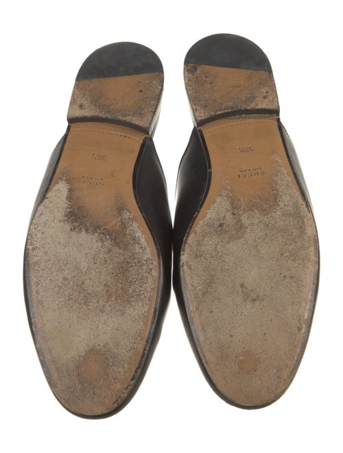 Gucci Horsebit Accent Leather Mules