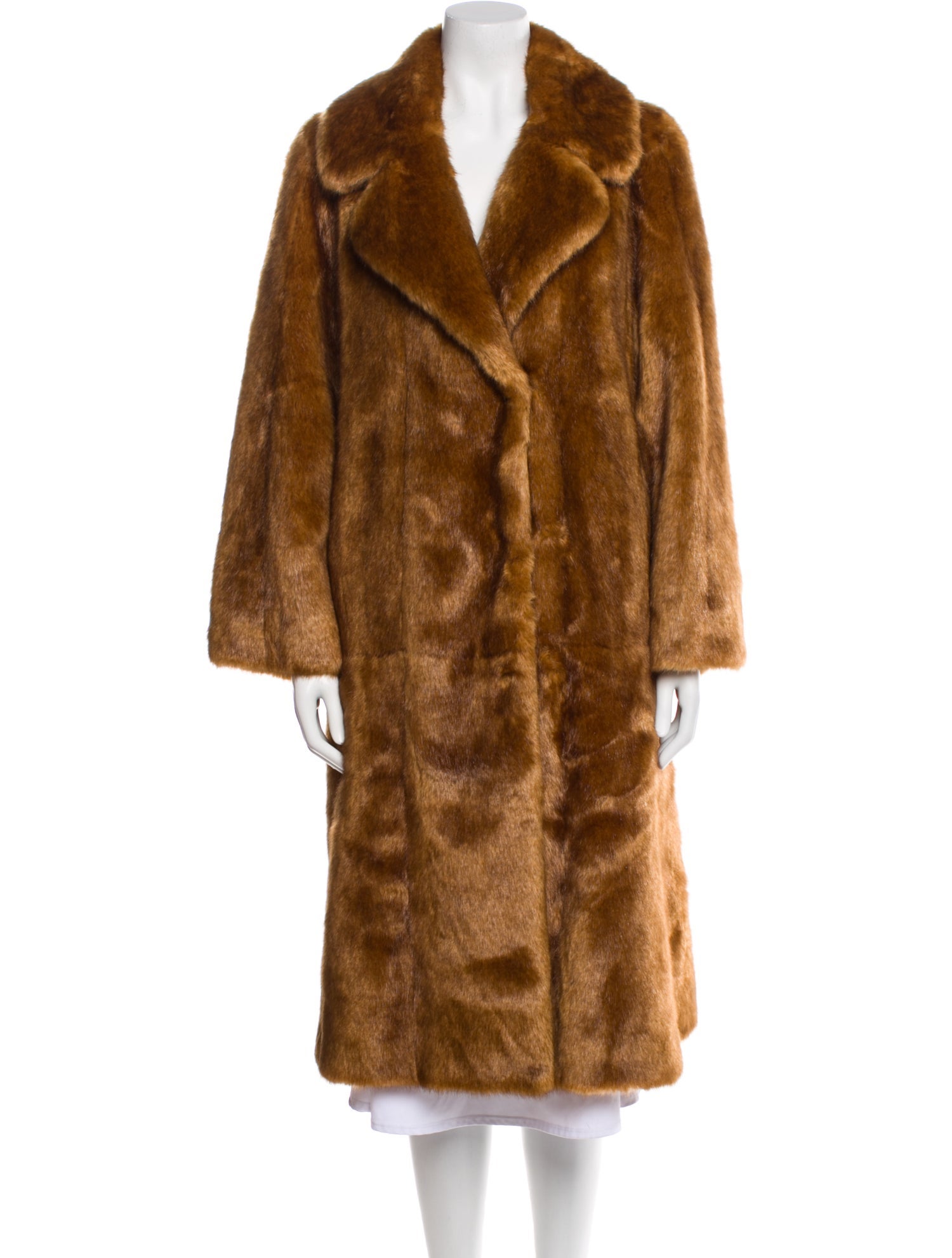 Gucci Faux Fur Faux Fur Coat w/ Tags
