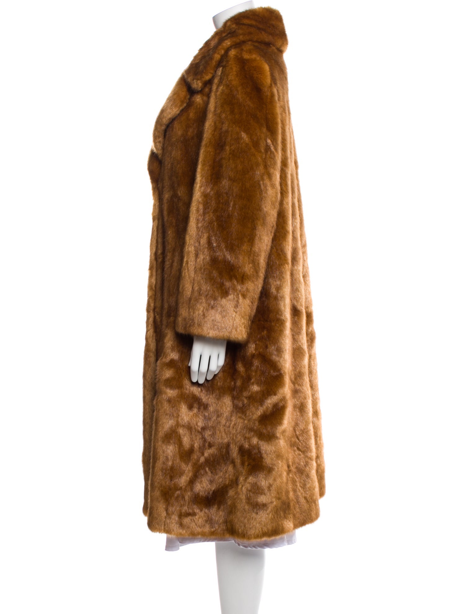 Gucci Faux Fur Faux Fur Coat w/ Tags