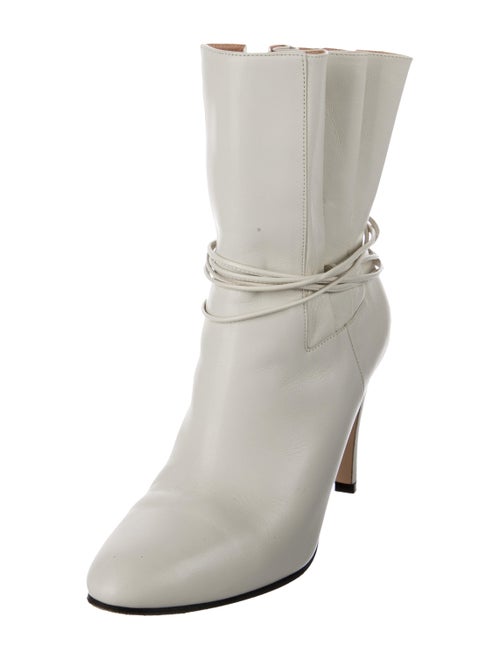 Gucci Double G Logo Leather Boots