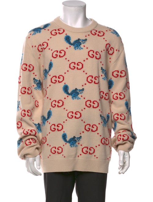 Gucci GG Logo Wool Pullover