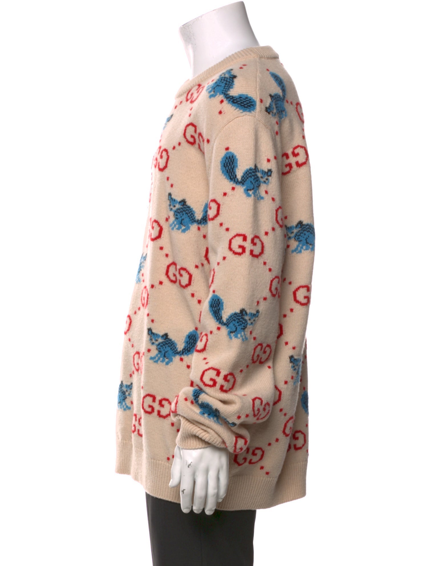 Gucci GG Logo Wool Pullover