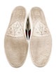Gucci Web Accent Leather Sneakers