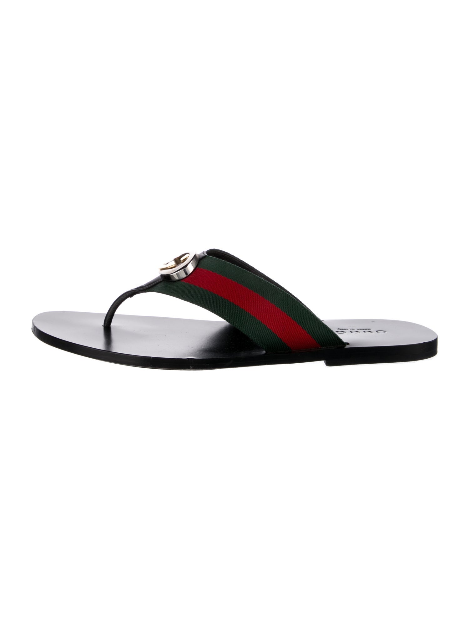 Gucci Web Accent Slides