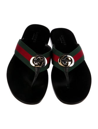 Gucci Web Accent Slides