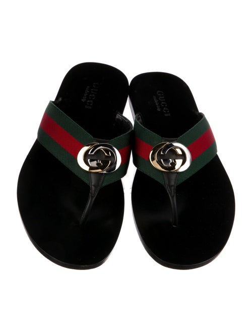 Gucci Web Accent Slides