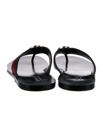 Gucci Web Accent Slides