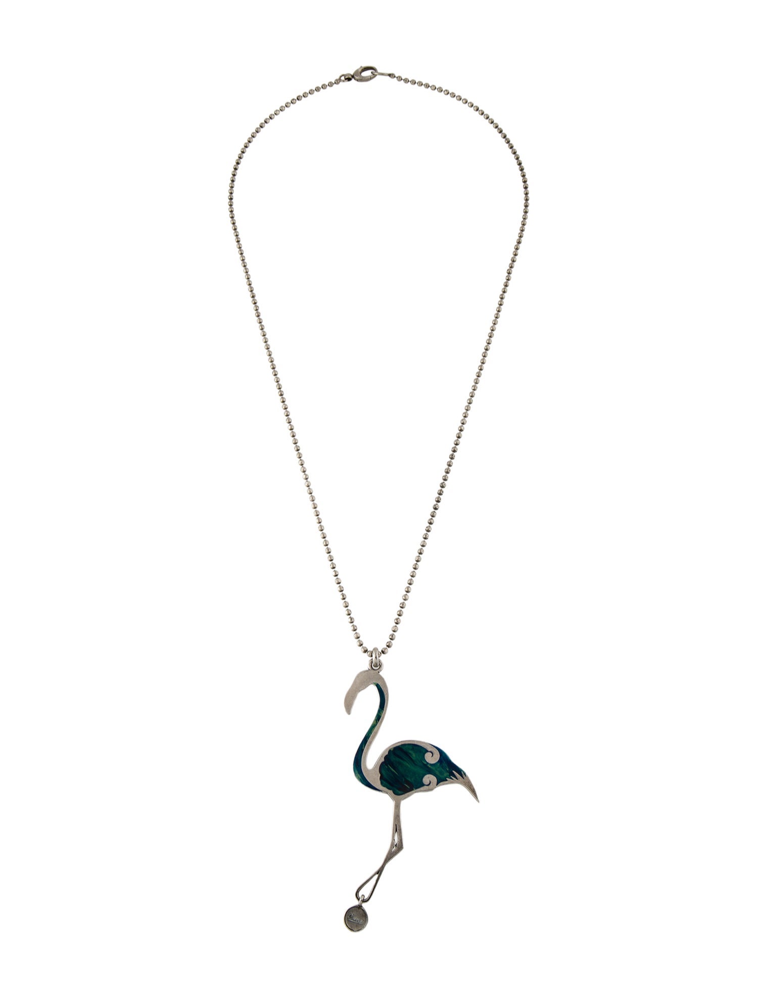 Gucci Flamingo Pendant Necklace