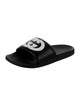 Gucci Interlocking G Logo Leather Slides