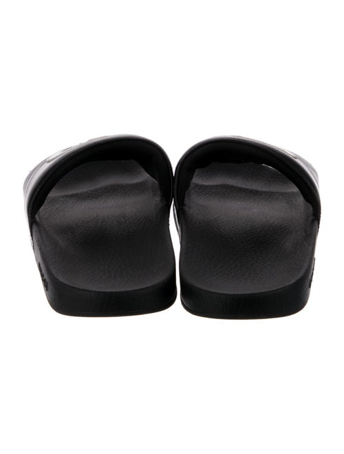 Gucci Interlocking G Logo Leather Slides