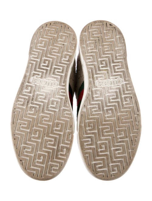 Gucci Web Accent Suede Sneakers