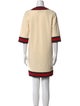 Gucci Colorblock Pattern Mini Dress