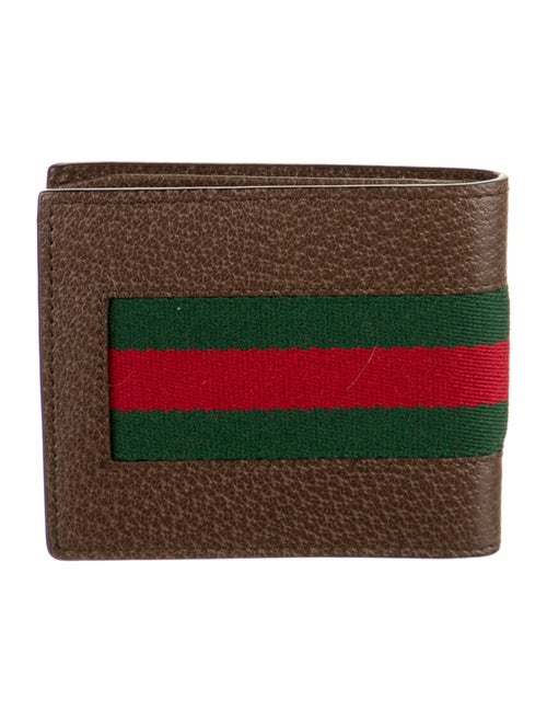 Gucci Loved Web Accent Bifold Wallet
