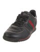 Gucci Web Accent Leather Sneakers