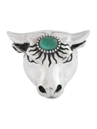 Gucci Resin Forest Bull's Head Ring