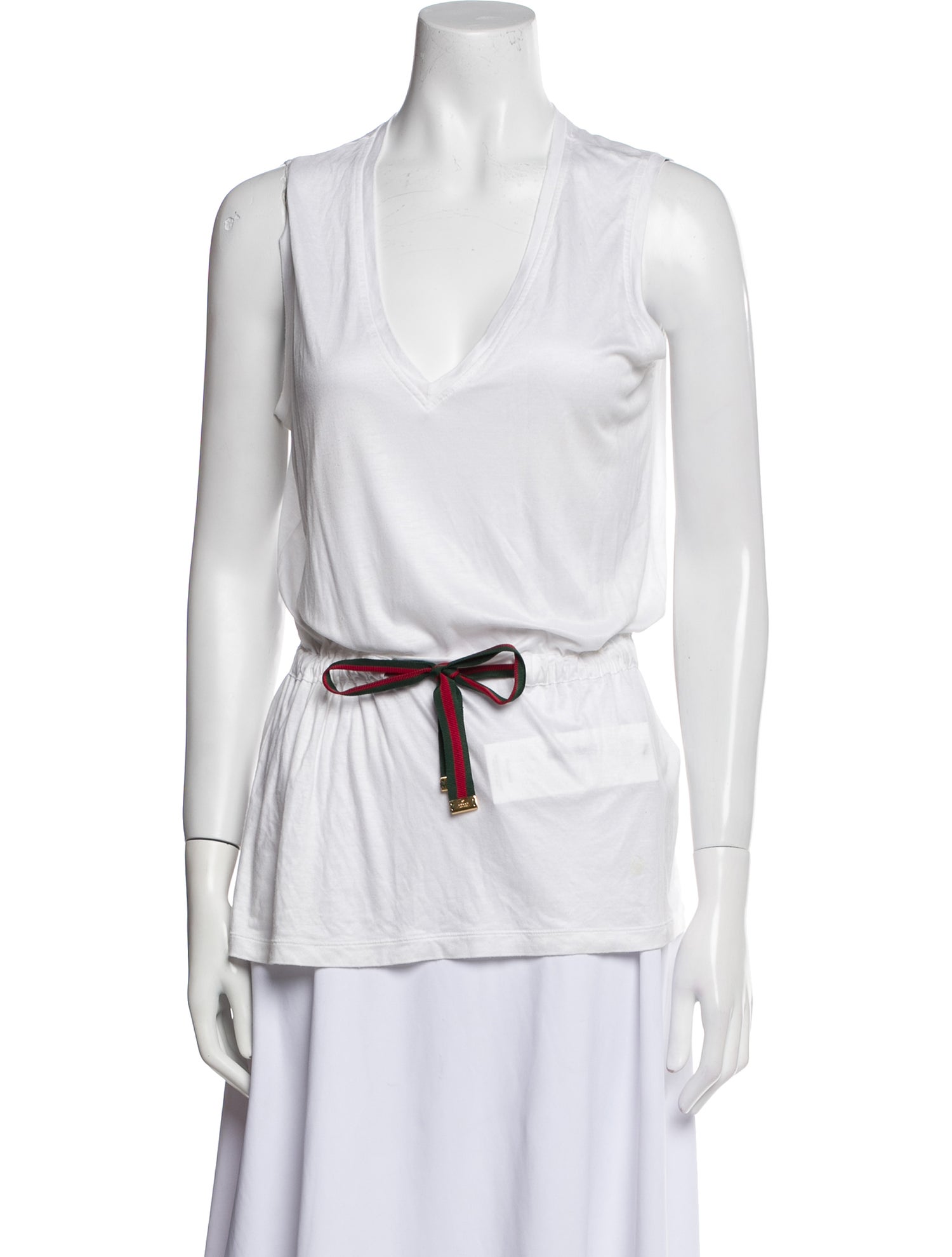 Gucci V-Neck Sleeveless Top