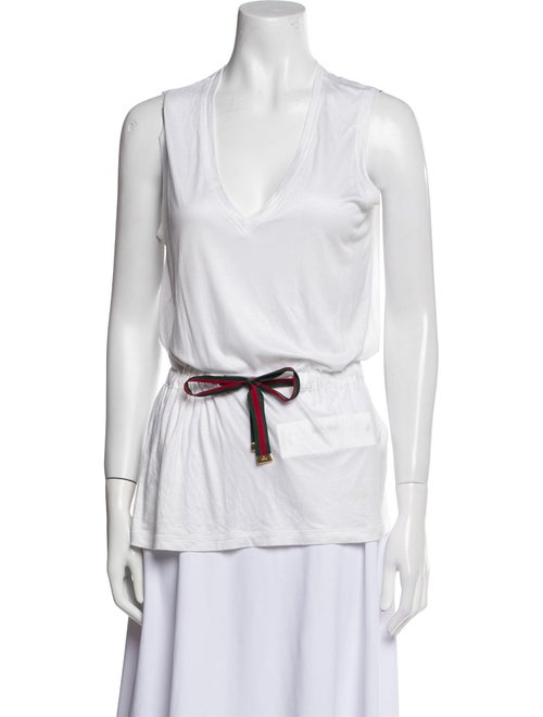 Gucci V-Neck Sleeveless Top