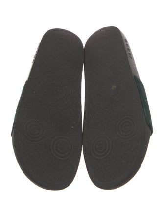 Gucci Velvet Printed Slides