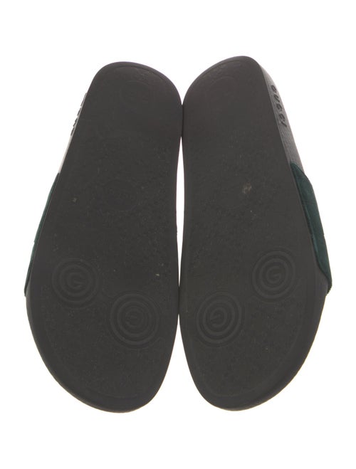 Gucci Velvet Printed Slides