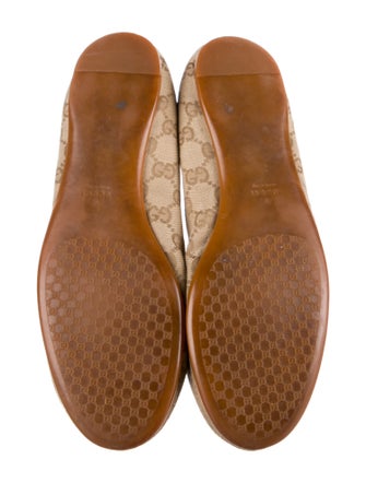 Gucci GG Canvas Canvas Ballet Flats