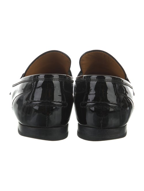 Gucci Horsebit Accent Patent Leather Loafers