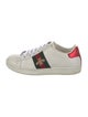 Gucci Web Accent Leather Sneakers