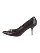 Gucci Horsebit Accent Patent Leather Pumps