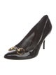 Gucci Horsebit Accent Patent Leather Pumps